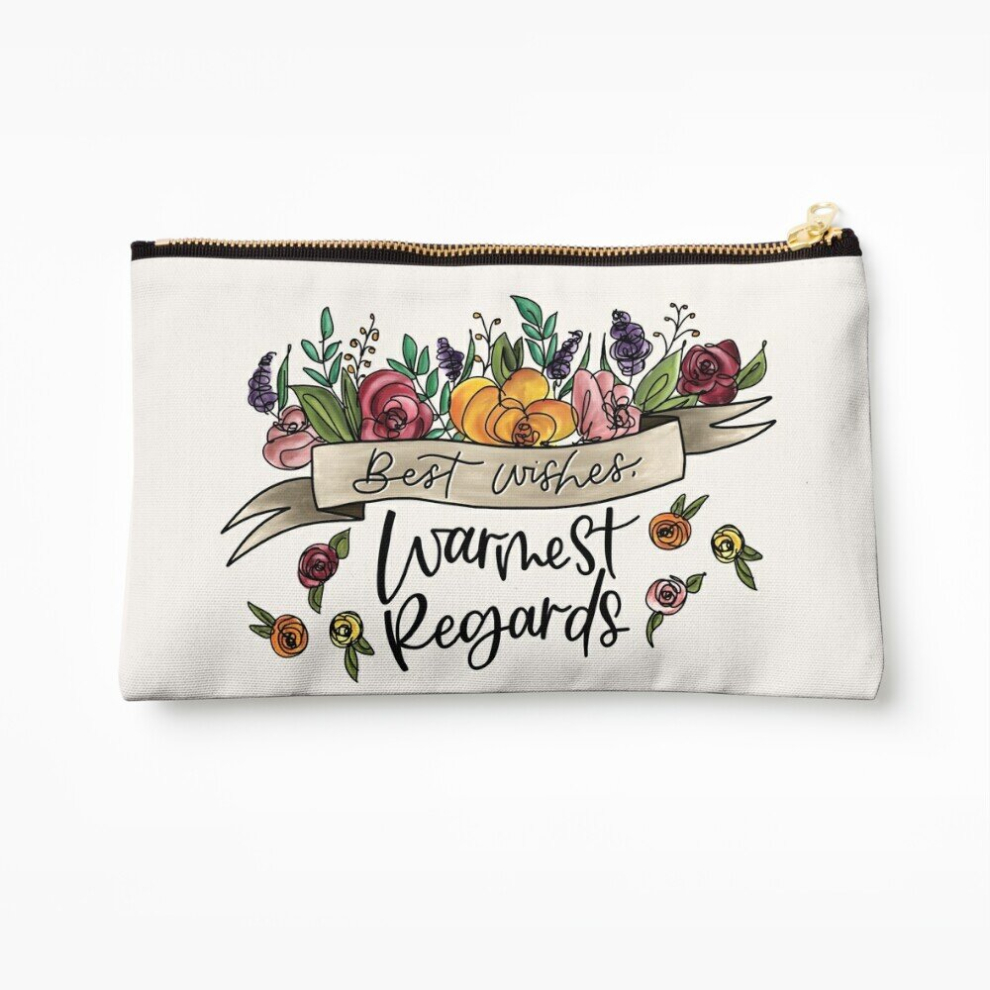 Whibos Makeup Bag Schitt's Creek - Best Wishes, Warmest Regards Cosmetic Organizer Tyvek Paper Bags Zipper Pouch