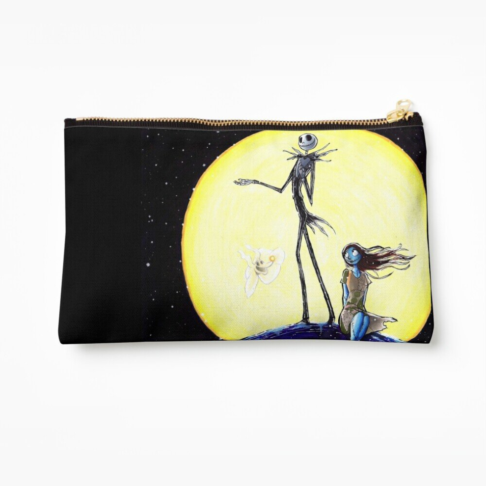 Whibos Makeup Bag The Nightmare Before Christmas Cosmetic Organizer Tyvek Paper Bags Zipper Pouch