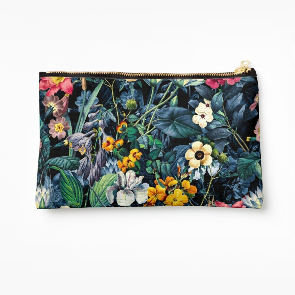 Whibos Makeup Bag Exotic Garden Cosmetic Organizer Tyvek Paper Bags Zipper Pouch