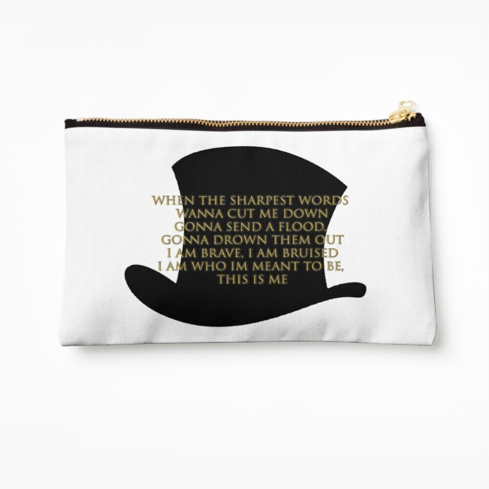 Whibos Makeup Bag The Greatest Showman - This Is Me Cosmetic Organizer Tyvek Paper Bags Zipper Pouch