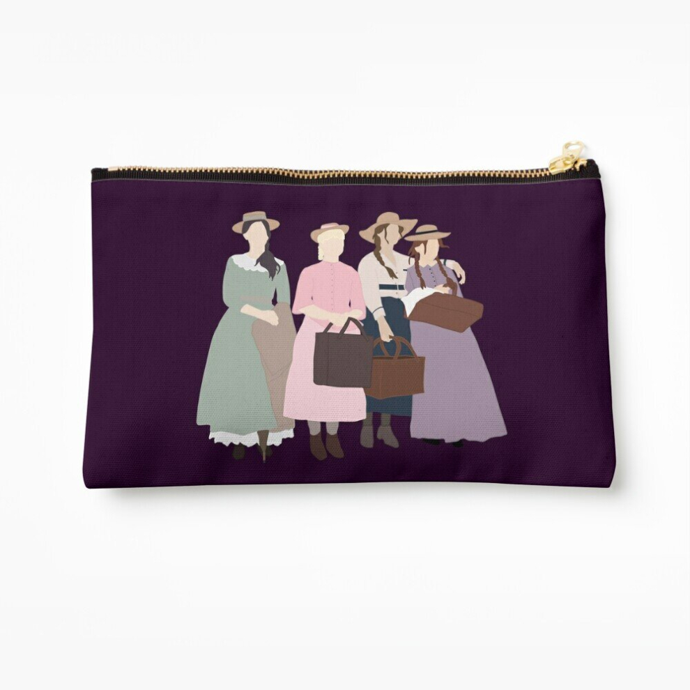 Whibos Makeup Bag Little March Girls Cosmetic Organizer Tyvek Paper Bags Zipper Pouch