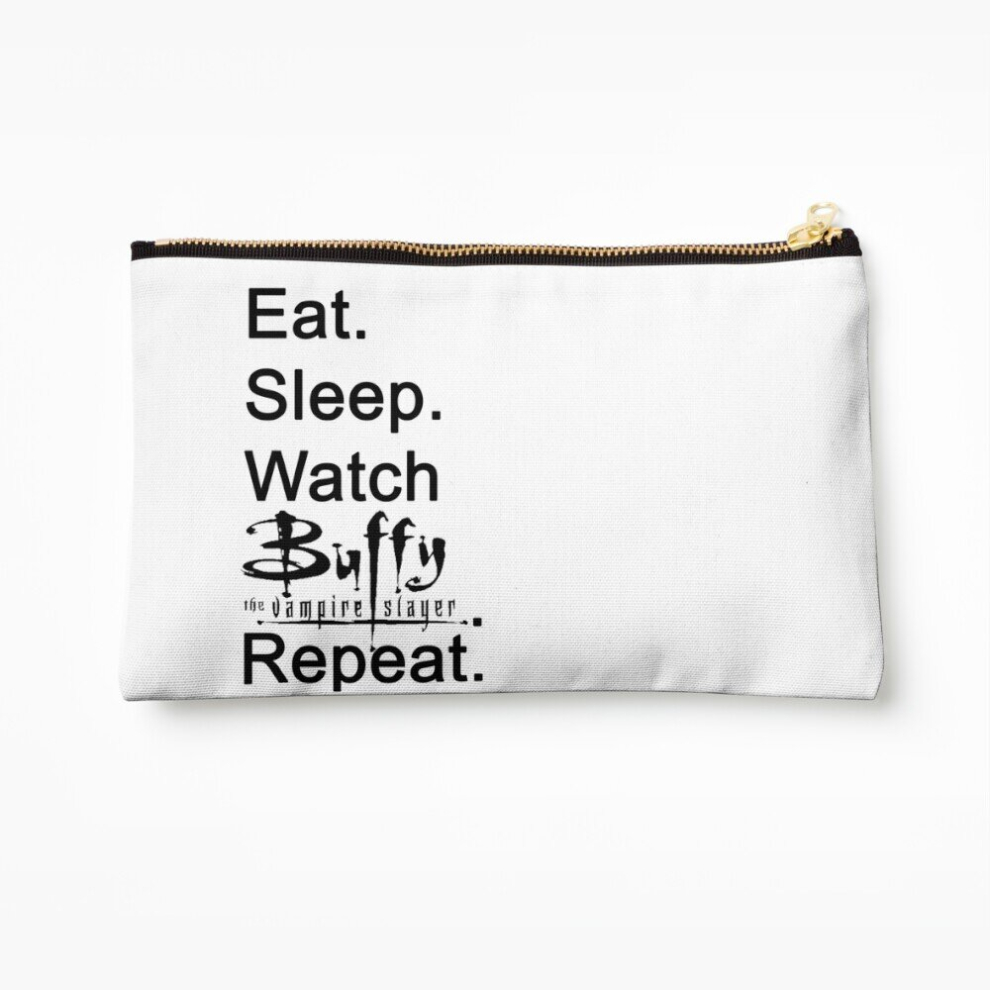 Whibos Makeup Bag Watch Buffy Cosmetic Organizer Tyvek Paper Bags Zipper Pouch