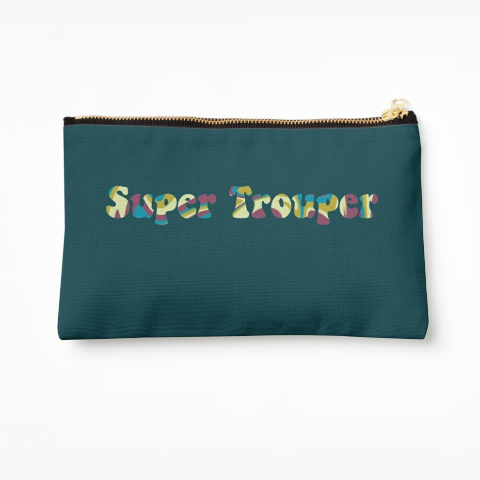 Whibos Makeup Bag Super Trouper Mamma Mia Movie Cosmetic Organizer Tyvek Paper Bags Zipper Pouch