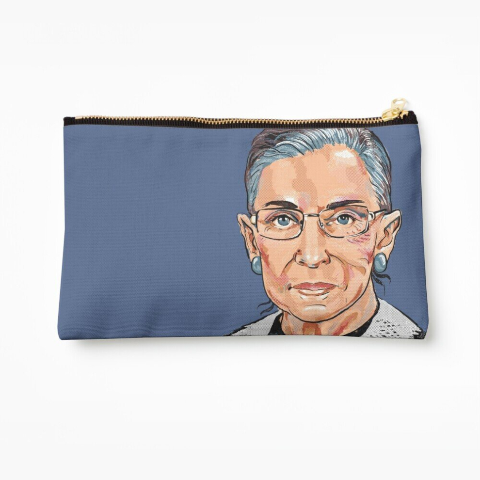 Whibos Makeup Bag Supreme Court Justice Ruth Bader Ginsburg Cosmetic Organizer Tyvek Paper Bags Zipper Pouch