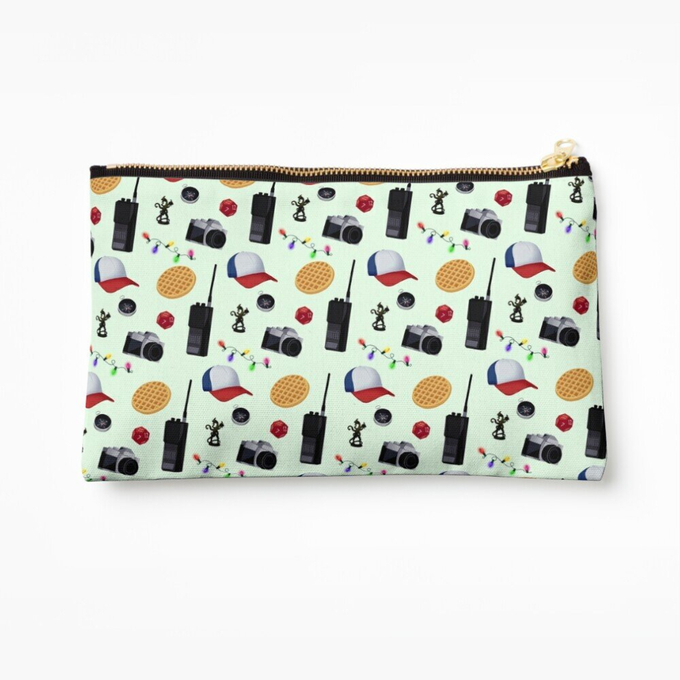 Whibos Makeup Bag Stranger Things Cosmetic Organizer Tyvek Paper Bags Zipper Pouch