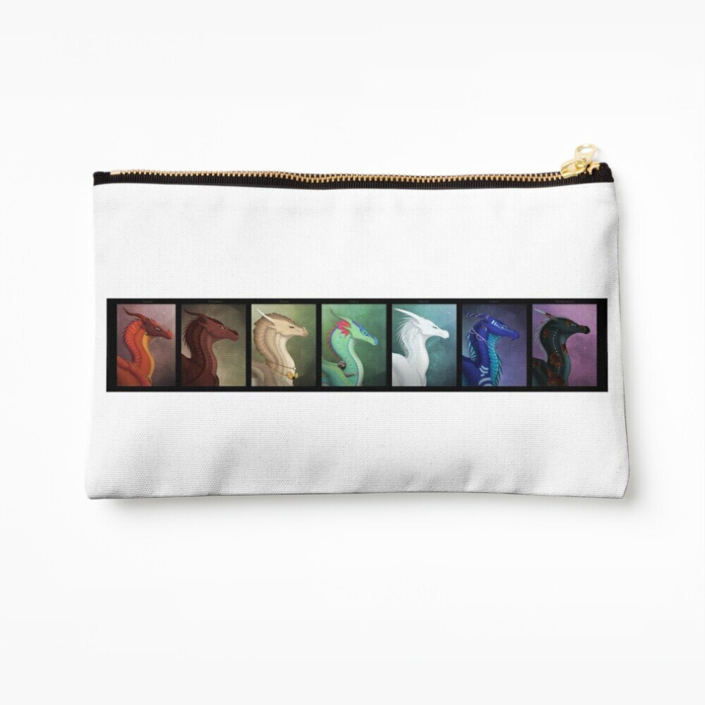 Whibos Makeup Bag Queens Of Pyrrhia Cosmetic Organizer Tyvek Paper Bags Zipper Pouch