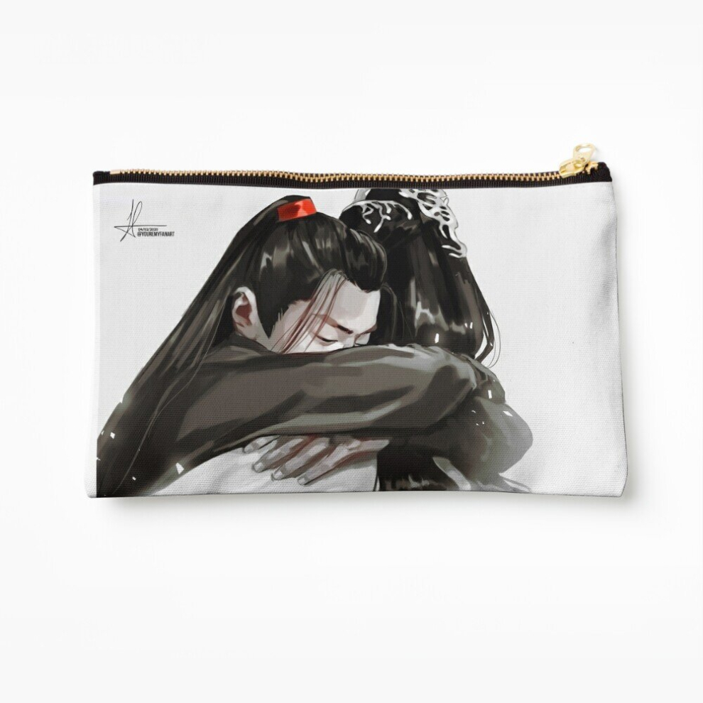 Makeup Bag MDZS/The Untamed Wangxian hug Cosmetic Organizer Tyvek Paper Bags Zipper Pouch