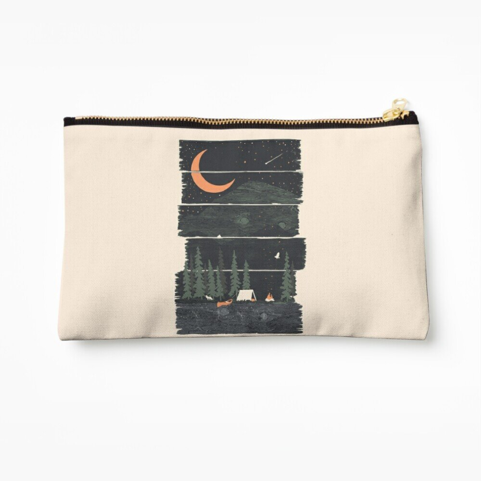 Whibos Makeup Bag Wish I Was Camping... Cosmetic Organizer Tyvek Paper Bags Zipper Pouch
