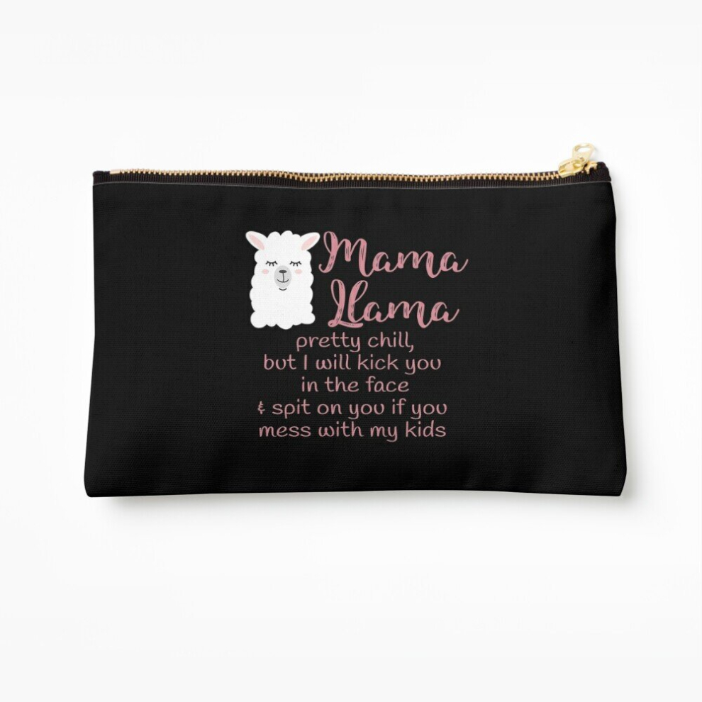 Whibos Makeup Bag Mama Lama Cosmetic Organizer Tyvek Paper Bags Zipper Pouch