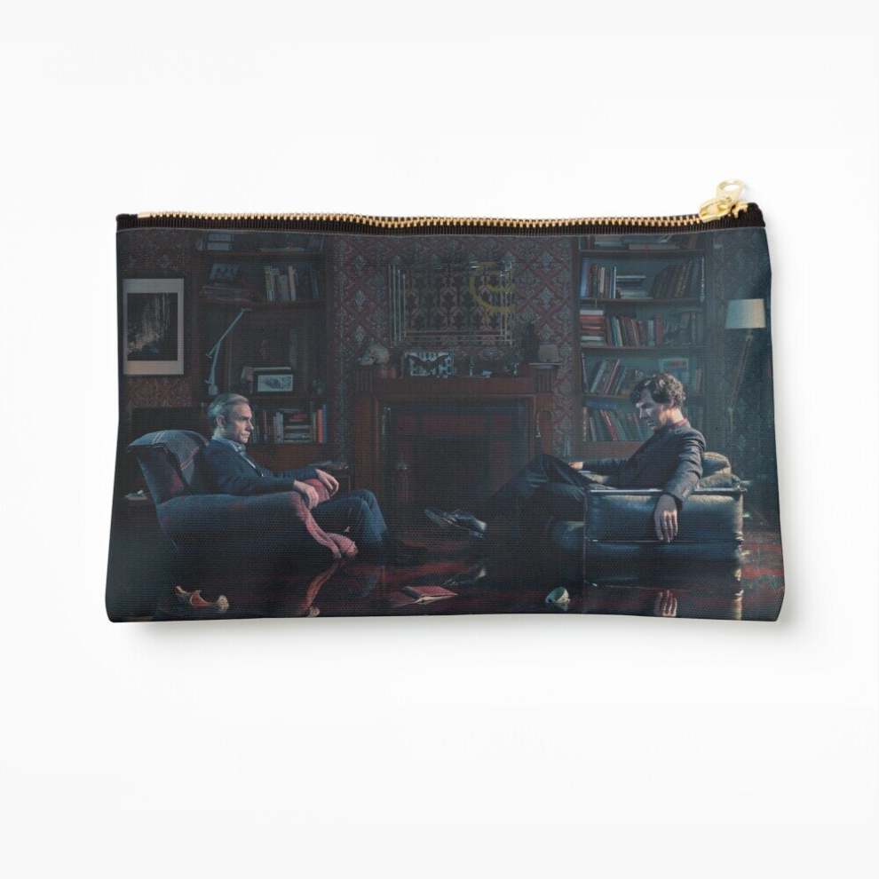 Whibos Makeup Bag Sherlock And John - Season 4 Cosmetic Organizer Tyvek Paper Bags Zipper Pouch