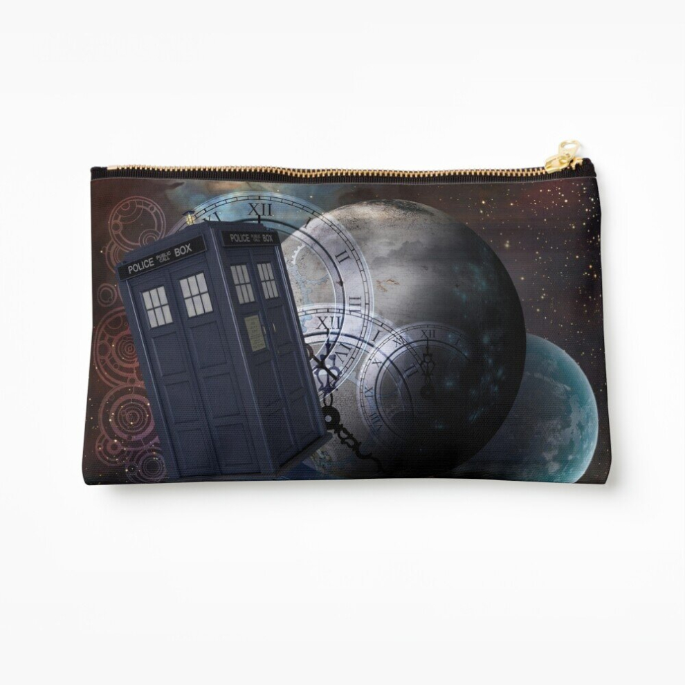 Whibos Makeup Bag Time Flight 2 Cosmetic Organizer Tyvek Paper Bags Zipper Pouch