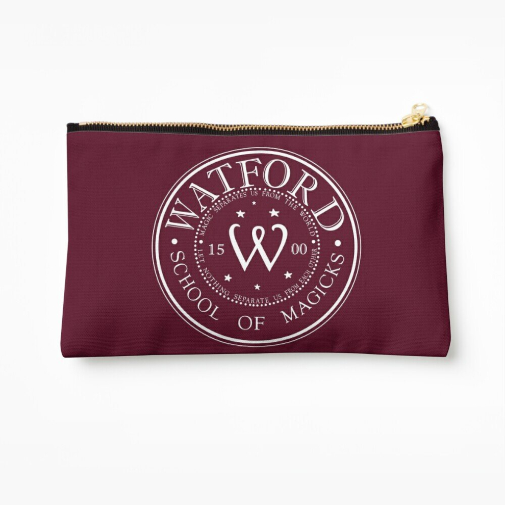 Whibos Makeup Bag Watford School Of Magicks Cosmetic Organizer Tyvek Paper Bags Zipper Pouch