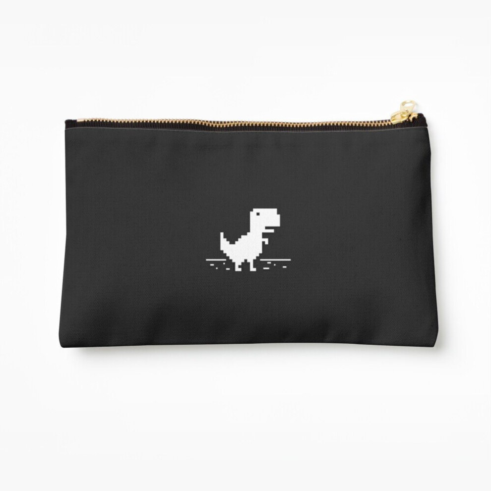 Whibos Makeup Bag Chrome T-Rex Cosmetic Organizer Tyvek Paper Bags Zipper Pouch