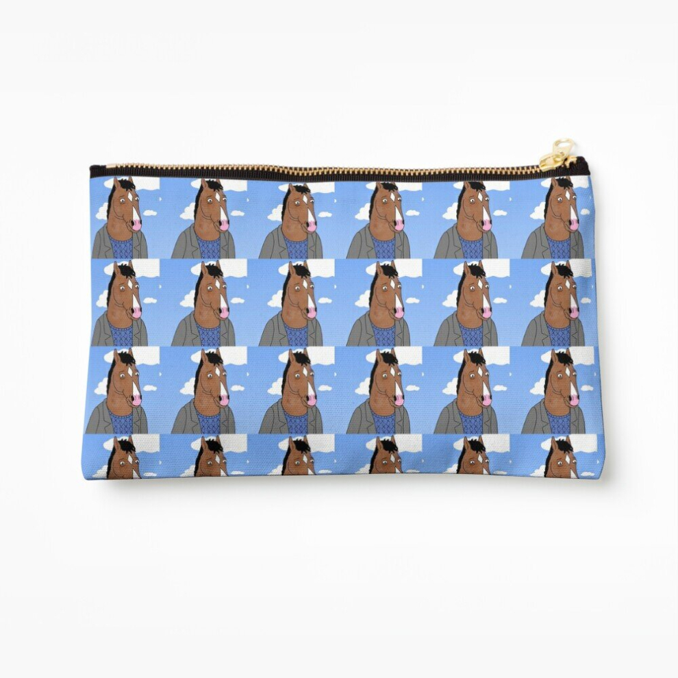 Whibos Makeup Bag Bojack Horseman Cosmetic Organizer Tyvek Paper Bags Zipper Pouch