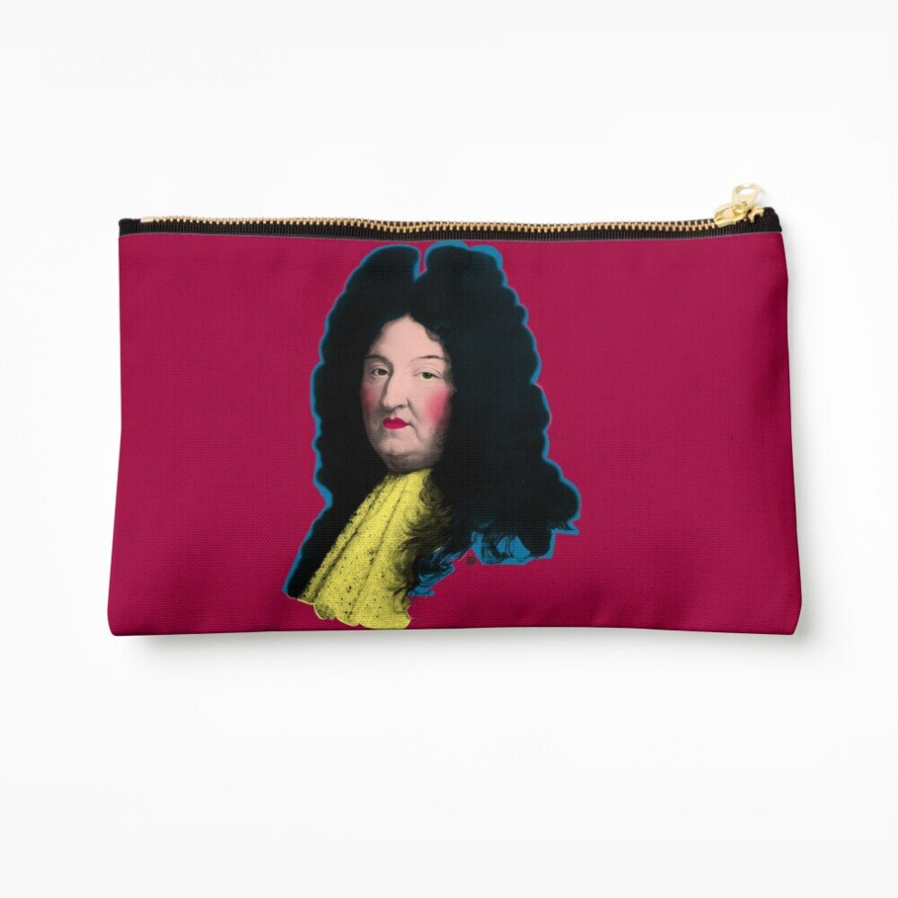 Whibos Makeup Bag Louis Xiv Cosmetic Organizer Tyvek Paper Bags Zipper Pouch