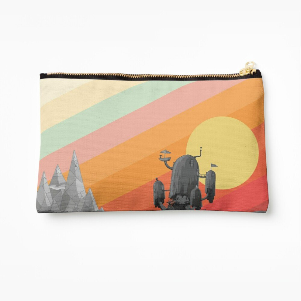 Whibos Makeup Bag Land Of Ooo (Adventure Time) Cosmetic Organizer Tyvek Paper Bags Zipper Pouch