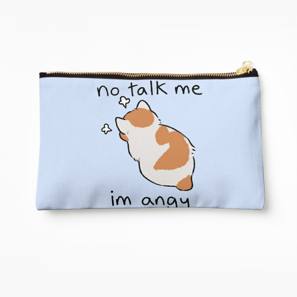 Whibos Makeup Bag No Talk Me Cosmetic Organizer Tyvek Paper Bags Zipper Pouch