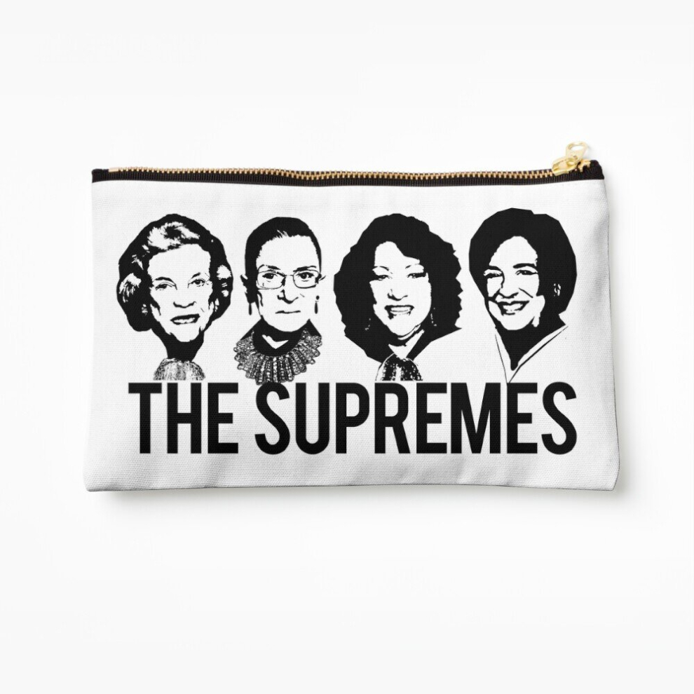 Whibos Makeup Bag The Supremes Supreme Court Rbg Sotomayor Kagan Meme Cosmetic Organizer Tyvek Paper Bags Zipper Pouch