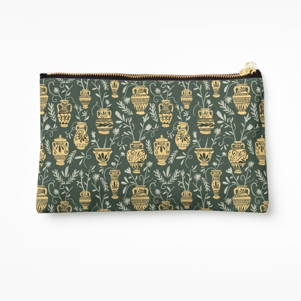 Whibos Makeup Bag Greek Vases Cosmetic Organizer Tyvek Paper Bags Zipper Pouch