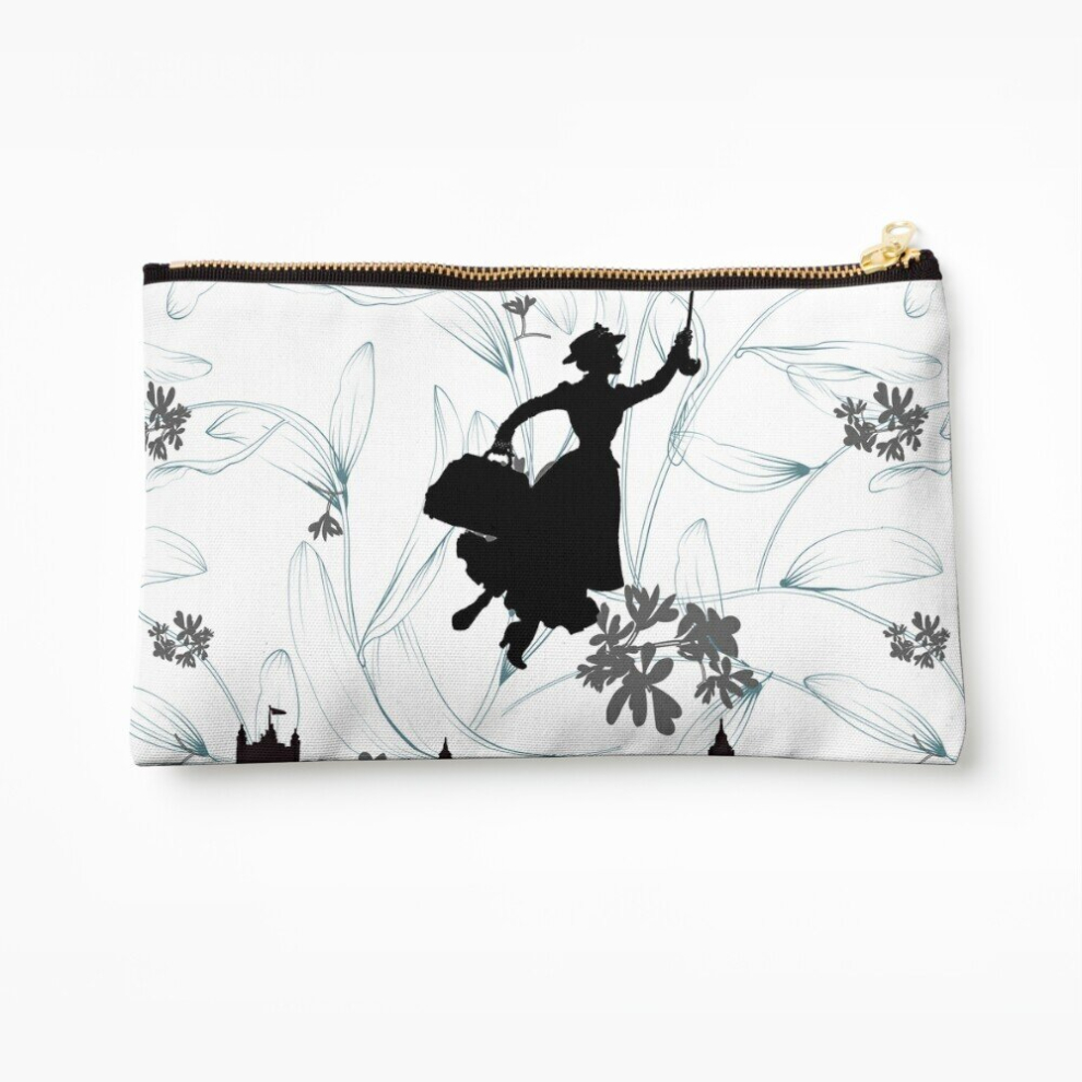Whibos Makeup Bag Mary Poppins Cosmetic Organizer Tyvek Paper Bags Zipper Pouch