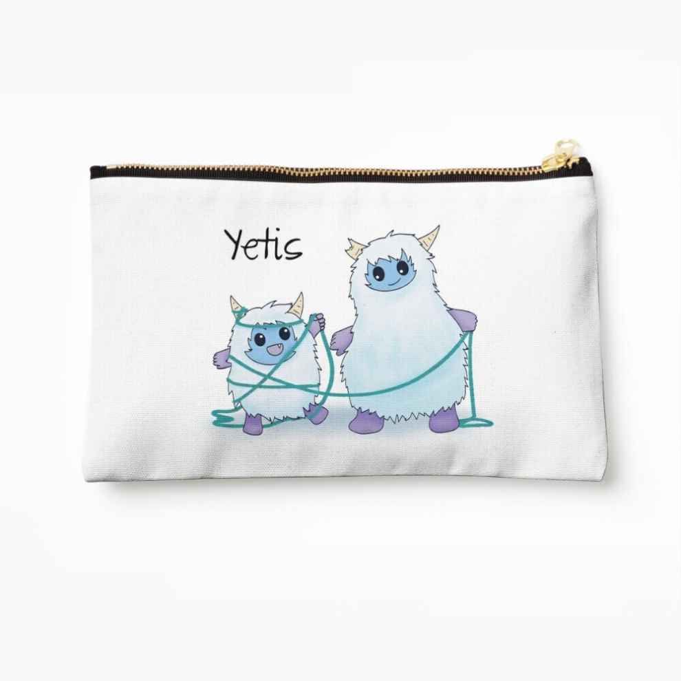 Whibos Makeup Bag Yetis Cosmetic Organizer Tyvek Paper Bags Zipper Pouch