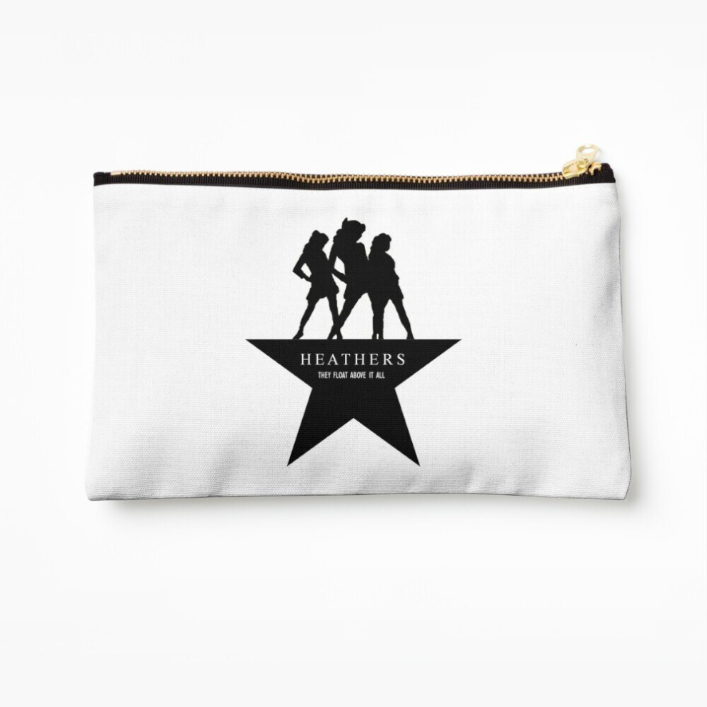 Whibos Makeup Bag Heather, Heather, Heather Cosmetic Organizer Tyvek Paper Bags Zipper Pouch