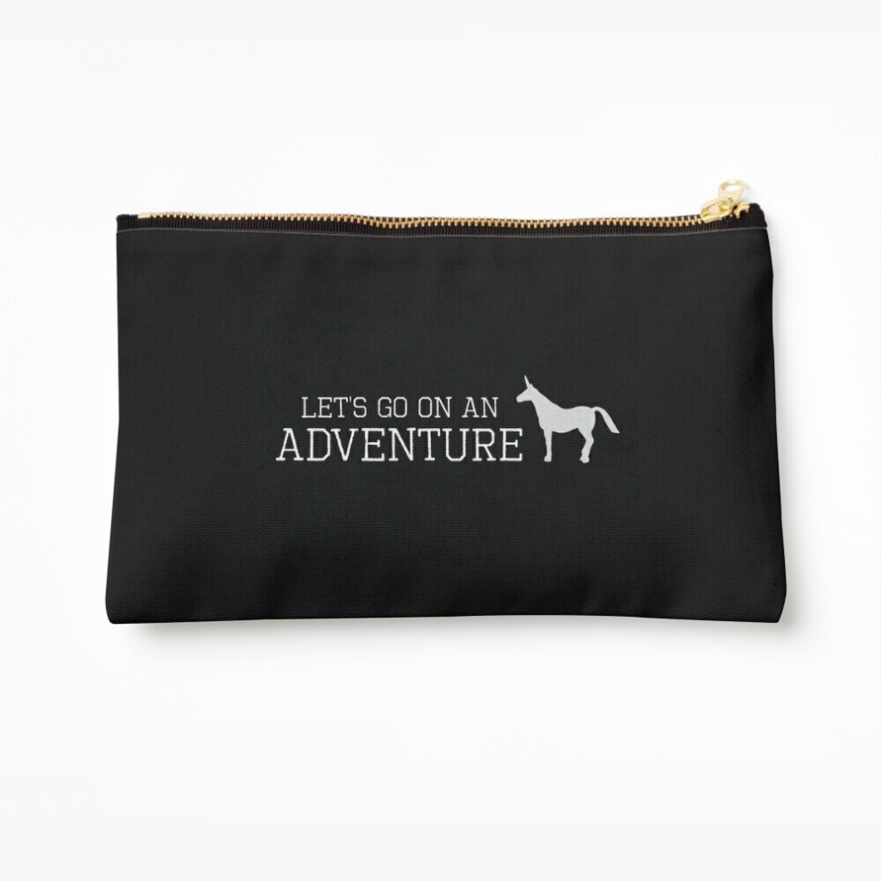 Whibos Makeup Bag Charlie The Unicorn Let's Go On An Adventure Cosmetic Organizer Tyvek Paper Bags Zipper Pouch