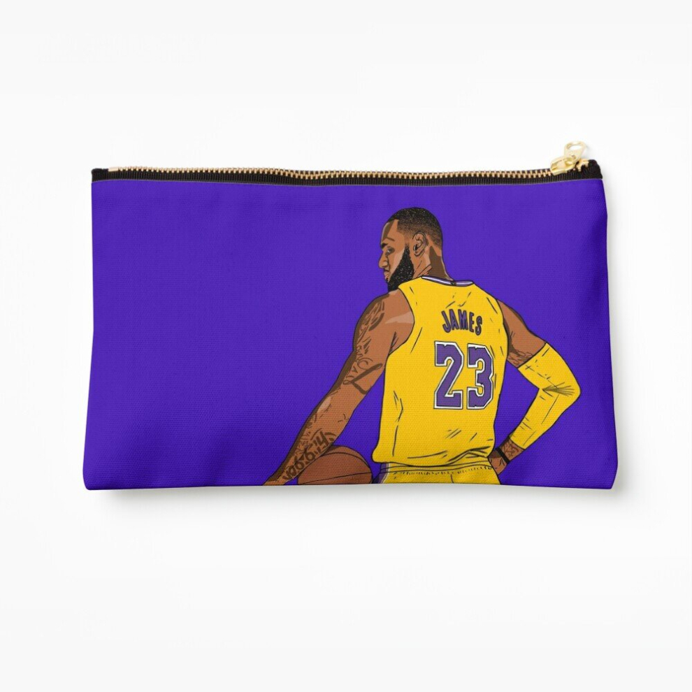 Whibos Makeup Bag Lebron James Cosmetic Organizer Tyvek Paper Bags Zipper Pouch