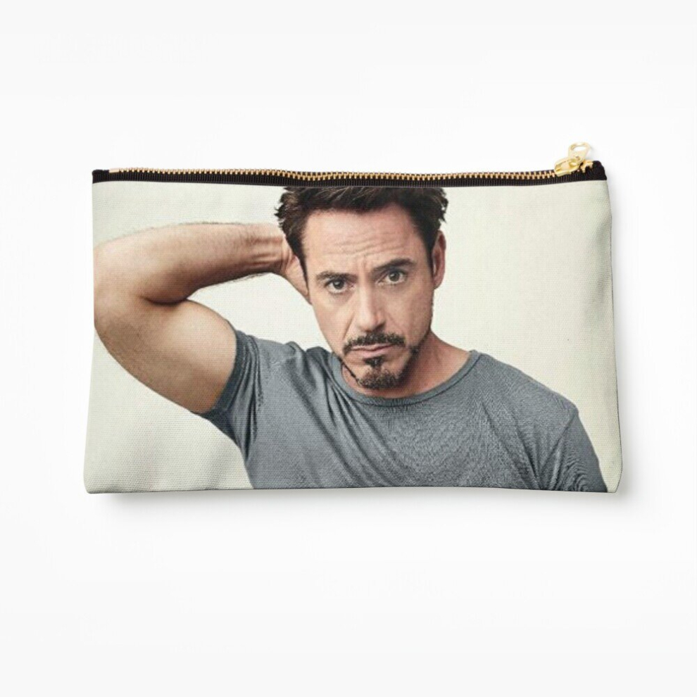 Whibos Makeup Bag Robert Downey Jr Cosmetic Organizer Tyvek Paper Bags Zipper Pouch