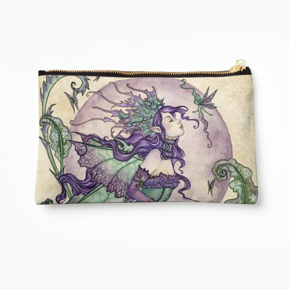 Whibos Makeup Bag Pixie Gossip Cosmetic Organizer Tyvek Paper Bags Zipper Pouch