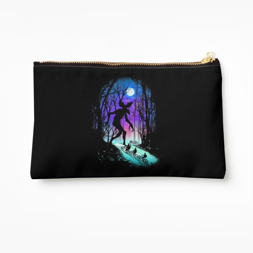 Whibos Makeup Bag Stranger Things Merch Cosmetic Organizer Tyvek Paper Bags Zipper Pouch