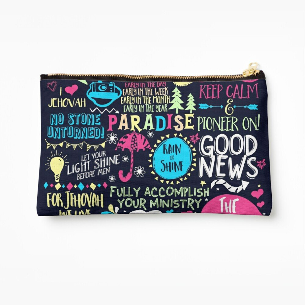 Whibos Makeup Bag Doodle Art For Pioneers Cosmetic Organizer Tyvek Paper Bags Zipper Pouch