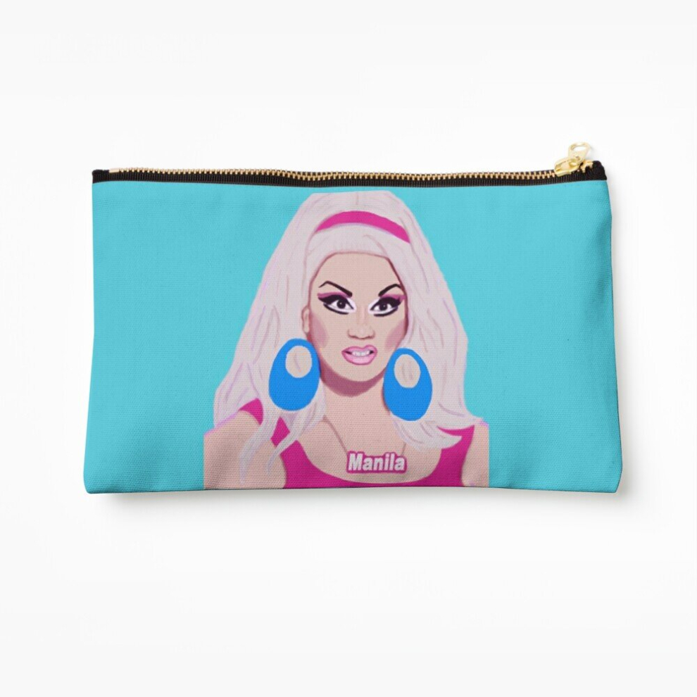 Whibos Makeup Bag Manila Luzon Rupaul's Drag Race Cosmetic Organizer Tyvek Paper Bags Zipper Pouch
