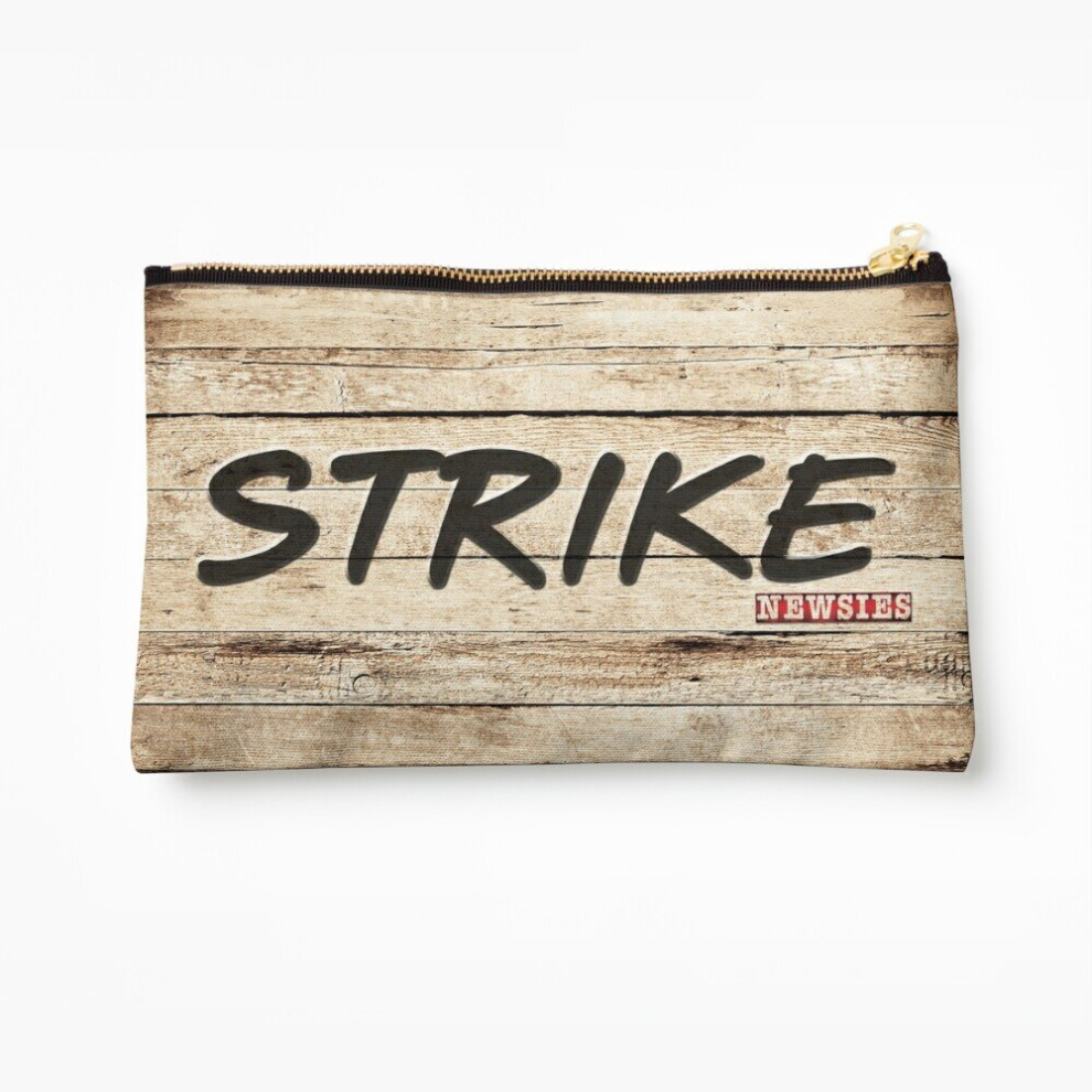 Whibos Makeup Bag Strike - Newsies Cosmetic Organizer Tyvek Paper Bags Zipper Pouch