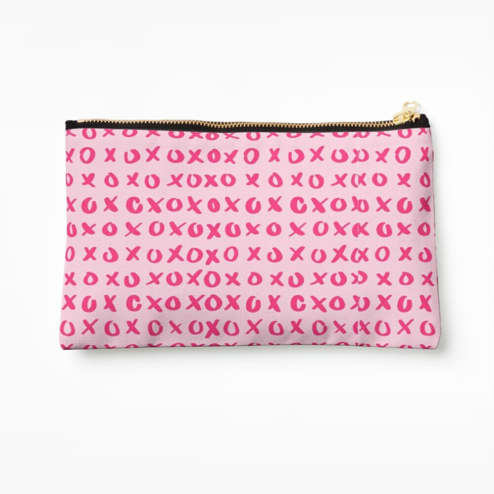 Whibos Makeup Bag Hugs And Kisses Cosmetic Organizer Tyvek Paper Bags Zipper Pouch