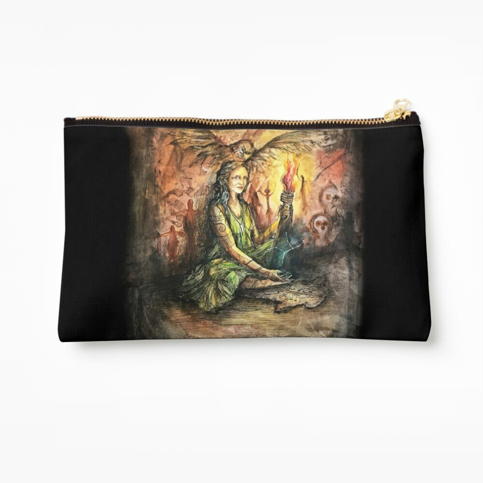 Whibos Makeup Bag The Hermit Cosmetic Organizer Tyvek Paper Bags Zipper Pouch