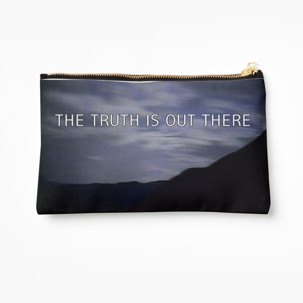 Whibos Makeup Bag "The Truth Is Out There" - The X-Files Cosmetic Organizer Tyvek Paper Bags Zipper Pouch