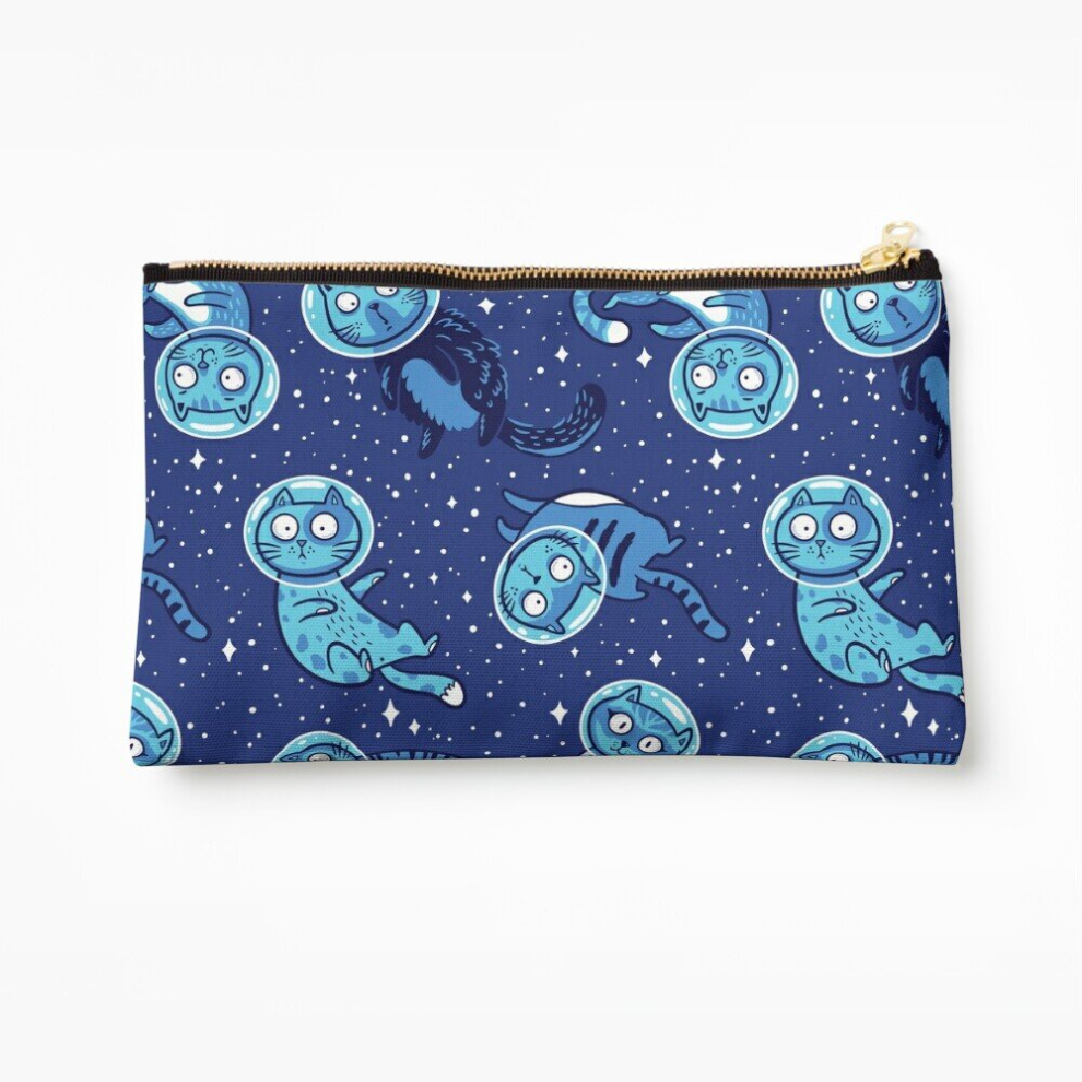 Whibos Makeup Bag Cats Cosmetic Organizer Tyvek Paper Bags Zipper Pouch