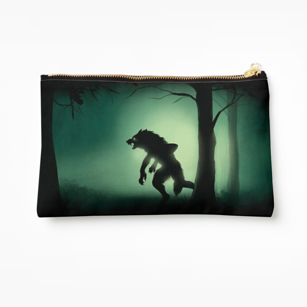 Whibos Makeup Bag Midnight Stalk Cosmetic Organizer Tyvek Paper Bags Zipper Pouch