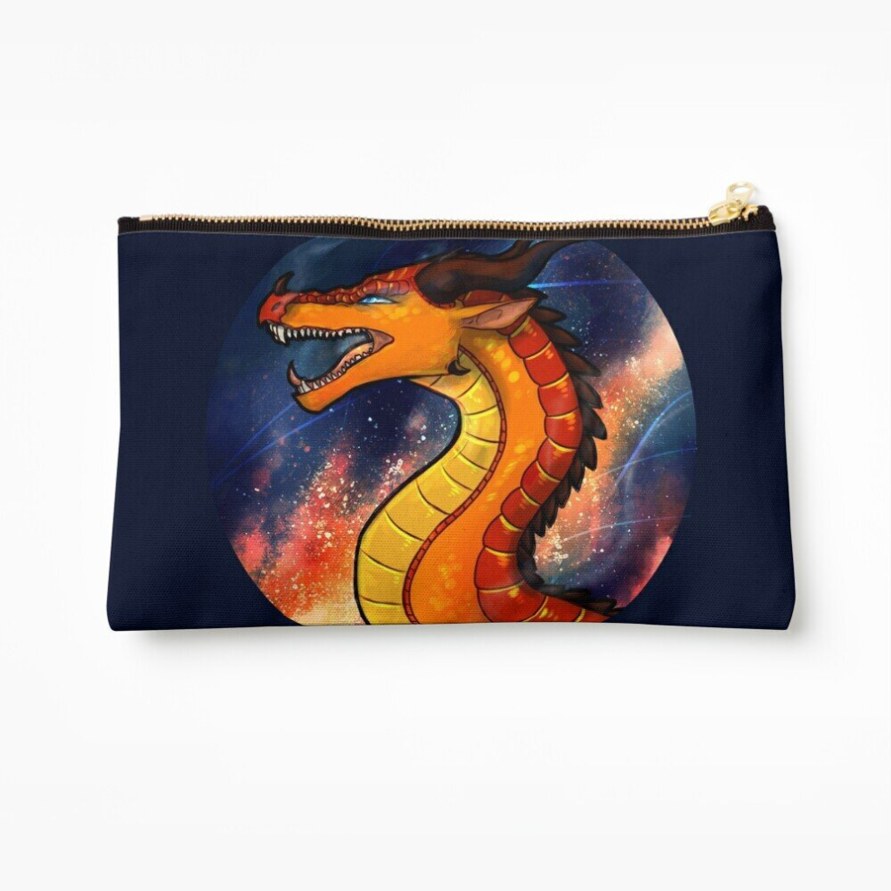 Whibos Makeup Bag Wings Of Fire - Peril In The Fire And Flames Cosmetic Organizer Tyvek Paper Bags Zipper Pouch