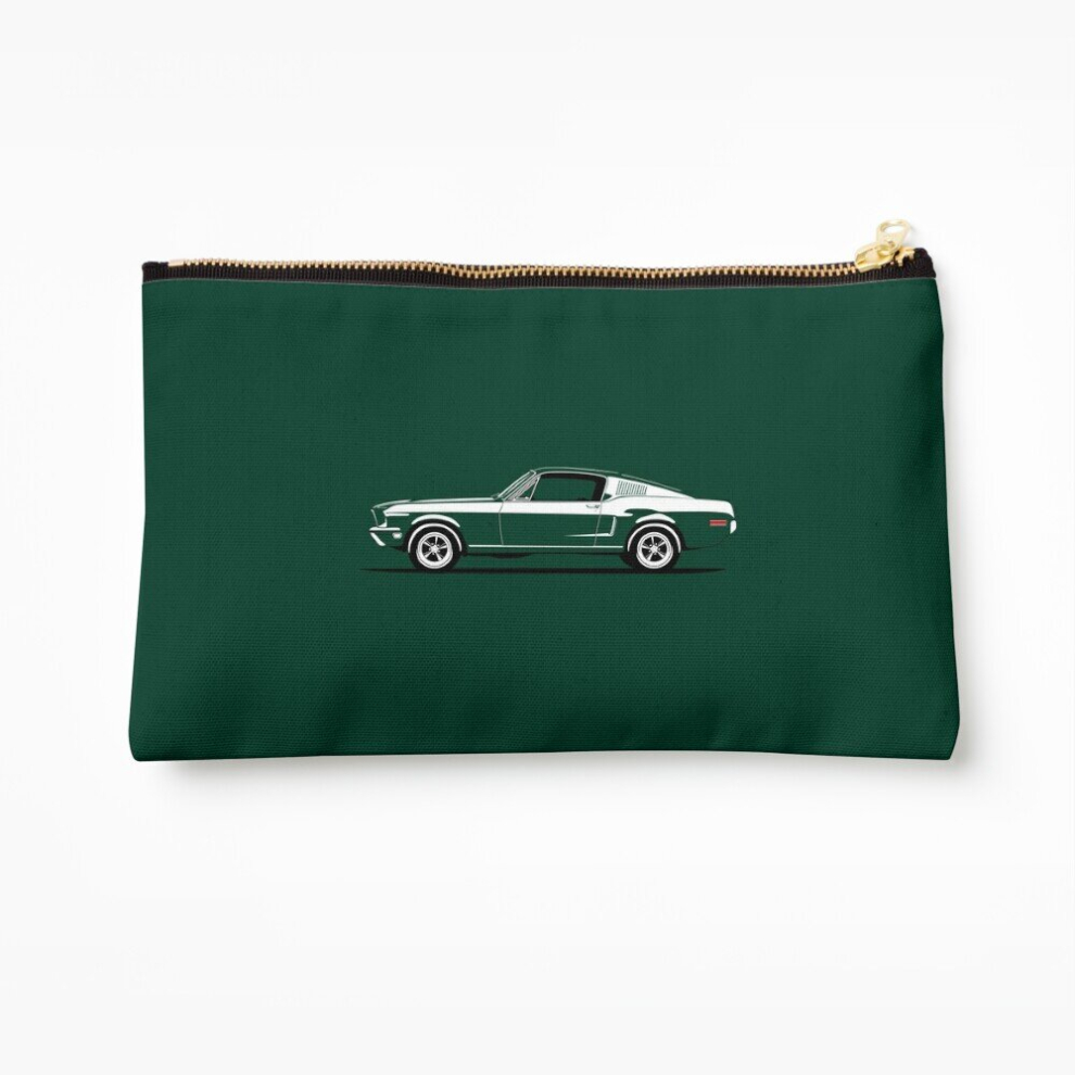 Whibos Makeup Bag Bullitt Mustang Cosmetic Organizer Tyvek Paper Bags Zipper Pouch