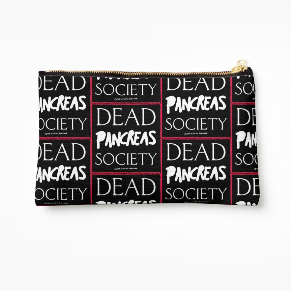 Whibos Makeup Bag Dead Pancreas Society Cosmetic Organizer Tyvek Paper Bags Zipper Pouch
