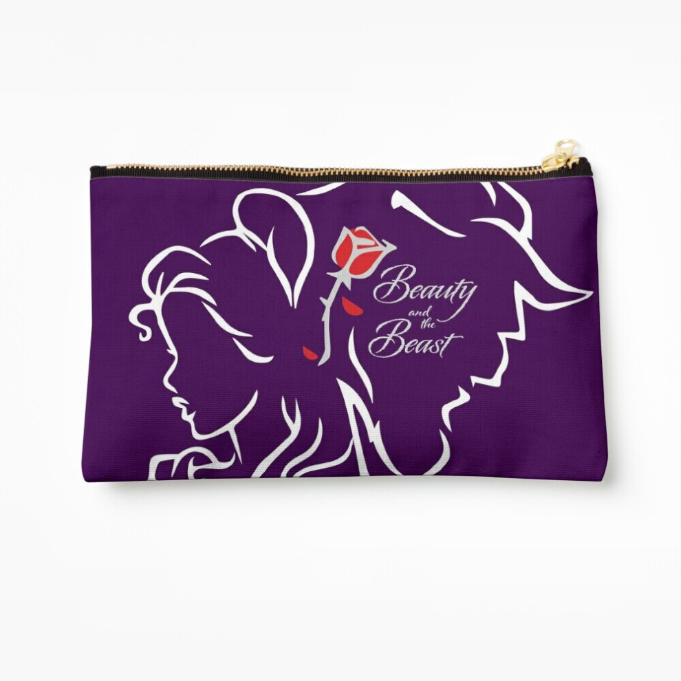 Whibos Makeup Bag Beauty And The Beast Cosmetic Organizer Tyvek Paper Bags Zipper Pouch