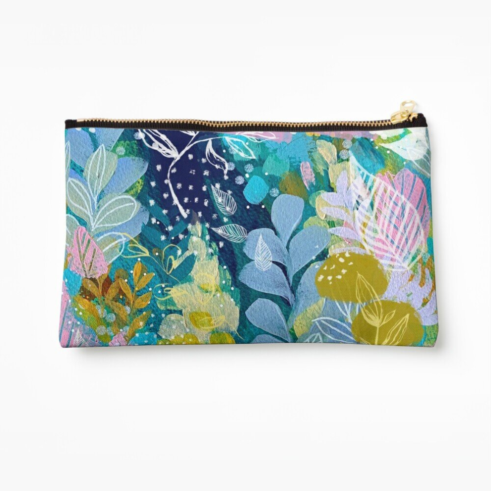 Whibos Makeup Bag Treasures Of The Tide Cosmetic Organizer Tyvek Paper Bags Zipper Pouch