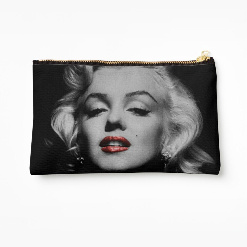 Whibos Makeup Bag Marilyn Monroe Cosmetic Organizer Tyvek Paper Bags Zipper Pouch