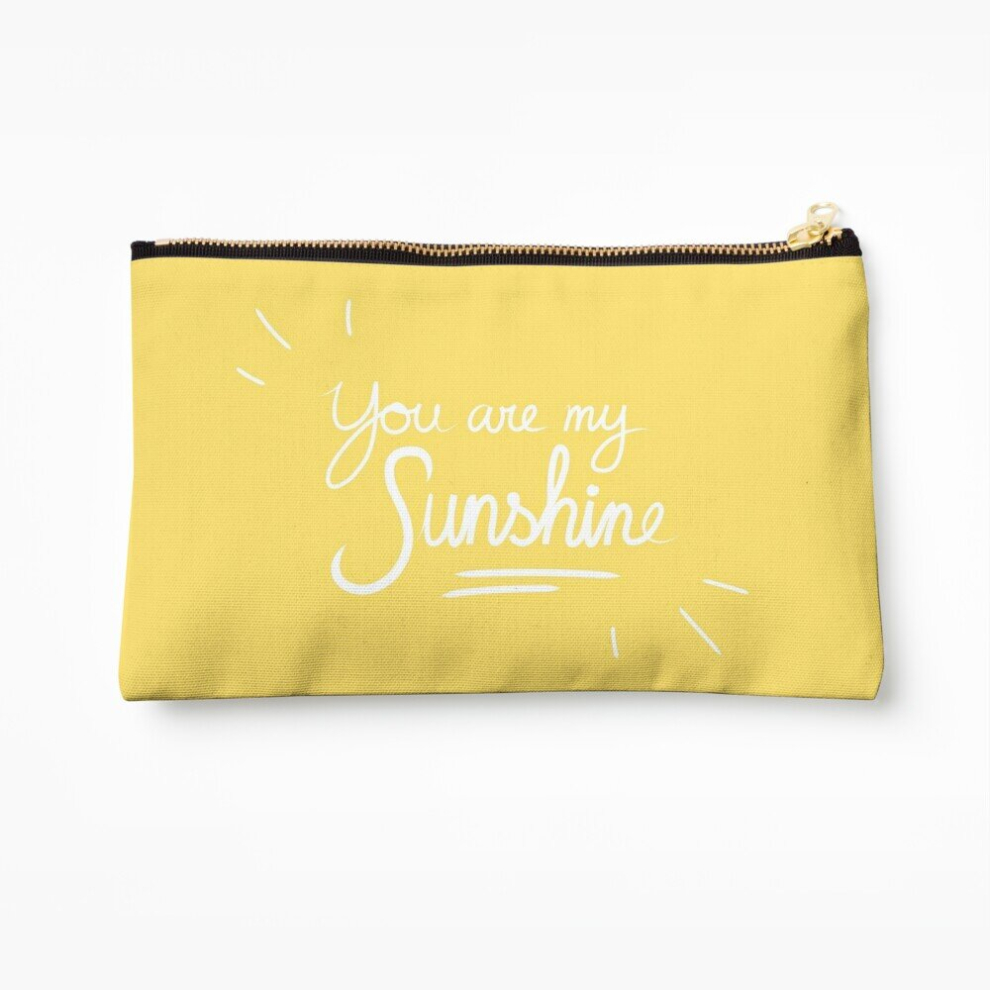 Whibos Makeup Bag You Are My Sunshine Cosmetic Organizer Tyvek Paper Bags Zipper Pouch