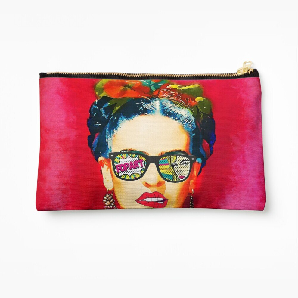 Whibos Makeup Bag I Don't Care !!! Cosmetic Organizer Tyvek Paper Bags Zipper Pouch