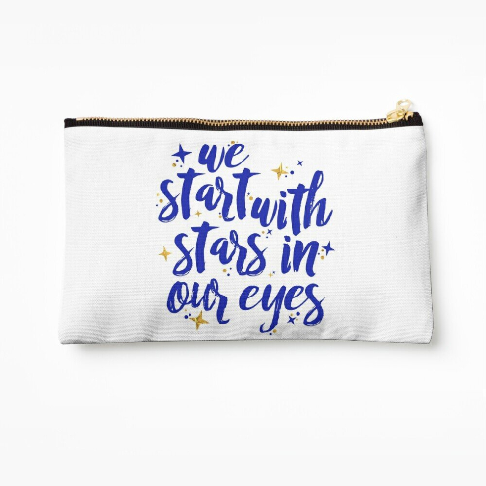 Whibos Makeup Bag We Start With Stars In Our Eyes Dear Evan Hansen Cosmetic Organizer Tyvek Paper Bags Zipper Pouch