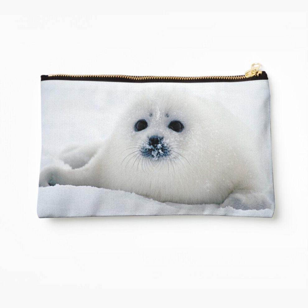 Whibos Makeup Bag Ice Puppy Cosmetic Organizer Tyvek Paper Bags Zipper Pouch
