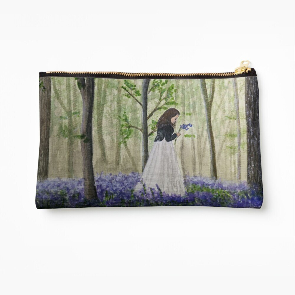 Whibos Makeup Bag Charlotte In The Bluebells Cosmetic Organizer Tyvek Paper Bags Zipper Pouch